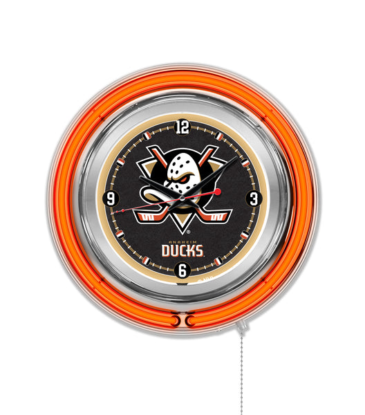 15" Anaheim Ducks Neon Clock