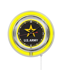 United States Army 15" Neon Clock