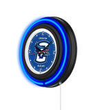 Creighton University Black Case Neon Clock