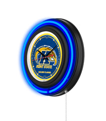 Kent State University Black Case Neon Clock