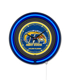 Kent State University Black Case Neon Clock