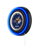 Montana State University Black Case Neon Clock