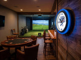 University of North Florida Black Case Neon Clock
