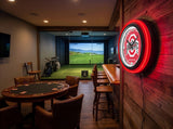 Ohio State University Black Case Neon Clock