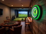 University of Oregon Ducks Black Case Neon Clock