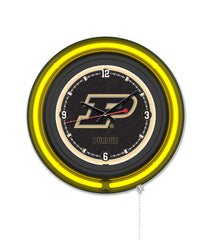 Purdue Black Case Neon Clock