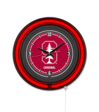 Stanford University Black Case Neon Clock