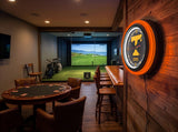 University of Tennessee Black Case Neon Clock
