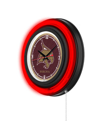 Texas State University Black Case Neon Clock