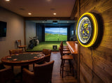 Wichita State University Black Case Neon Clock
