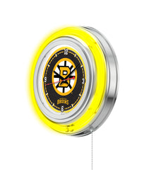 15" Boston Bruins Neon Clock