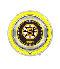 Boston Bruins 15" Neon Clock