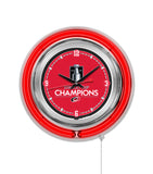 15" Carolina Hurricanes 2026 Stanley Cup Neon Clock