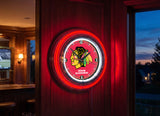 15" Chicago Blackhawks Neon Clock