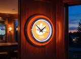 15" Clemson Tigers Neon Clock