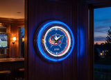15" Columbus Blue Jackets Neon Clock