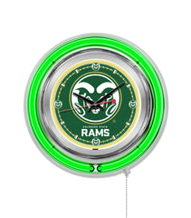 Colorado State University Rams Officially Licensed Logo 15" Neon Clock