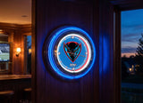 15" DePaul Blue Demons Neon Clock