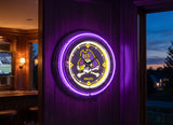 15" ECU Pirates Neon Clock