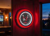 15" Eastern Washington Eagles Neon Clock