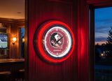 15" Florida State University Seminoles Head Neon Clock