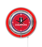 15" Florida Panthers 2025 Stanley Cup Neon Clock