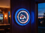 15" Fresno State Neon Clock | Bulldogs Retro Neon Clock