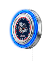 15" Gonzaga Bulldogs Neon Clock