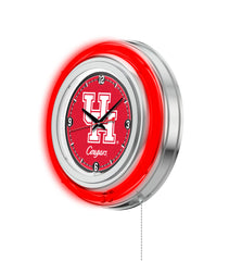 15" University of Houston Cougars Neon Clock