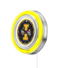 15" Idaho Vandals Neon Clock