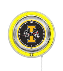 15" Idaho Vandals Neon Clock