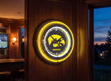 15" Iowa Hawkeyes Neon Clock