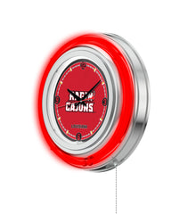 15" Louisiana Ragin Cajuns Neon Clock