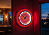 15" ULM Warhawks Head Neon Clock