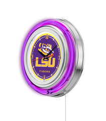 15" Louisiana State University LSU Neon Clock