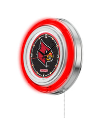 15" Louisville Cardinals Neon Clock