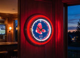 15" Boston Red Sox Neon Clock