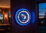 15" Cleveland Guardians Neon Clock