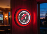 15" New Jersey Devils Neon Clock