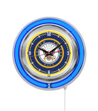 15" United States Navy Neon Clock