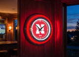 15" Nebraska Neon Clock | UN Cornhuskers Retro Neon Clock