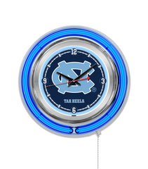 15" North Carolina Tar Heels Neon Clock