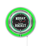 15" North Dakota Fighting Hawks Nodak Hockey Neon Clock