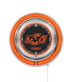 15" Oklahoma State University Cowboys Neon Clock