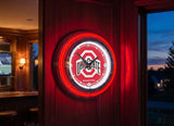 15" Ohio State Buckeyes Neon Clock