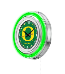 15" University of Oregon Ducks Neon Clock