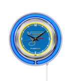 15" St. Louis Blues Neon Clock