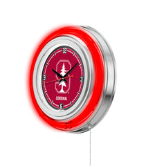 15" Stanford Cardinals Neon Clock