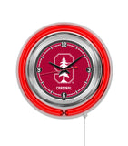 15" Stanford Cardinals Neon Clock