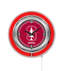 15" Stanford Cardinals Neon Clock